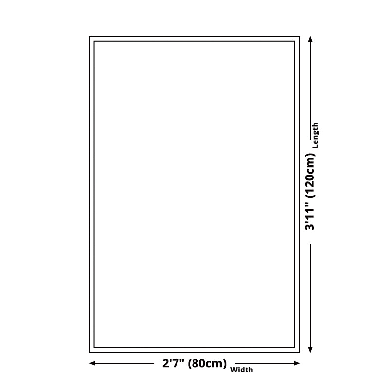 Roter und Beiger Marokkanischer Teppich Polyester Gecheckter und Blumemuster Teppich Waschbar Rutschfeste Rückseite Teppich für das Wohnzimmer