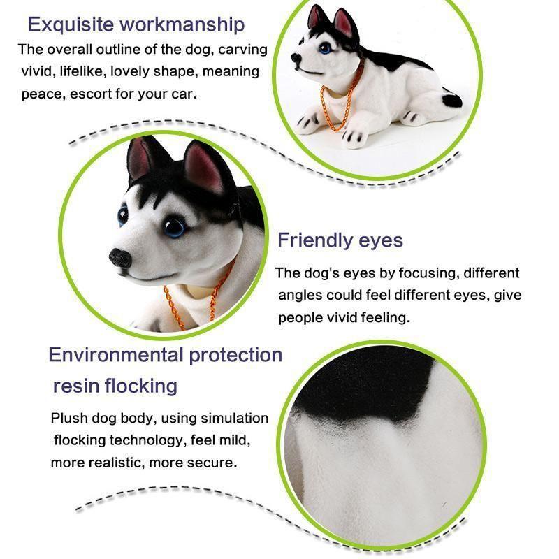 Frendorf | Auto Ornamente Kopfschüttelnder Hund