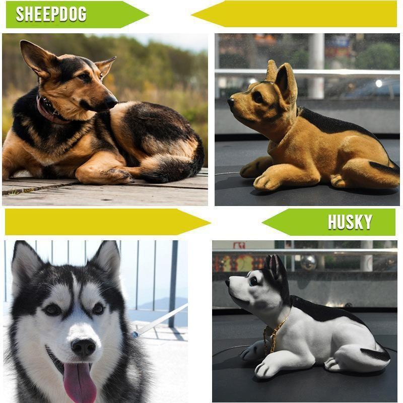 Frendorf | Auto Ornamente Kopfschüttelnder Hund