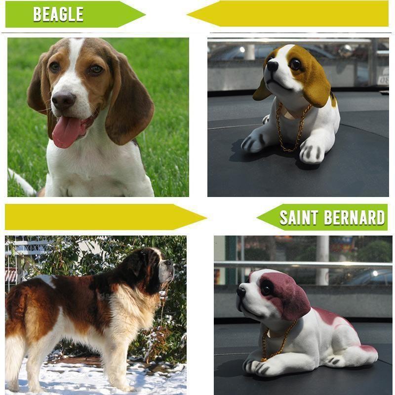 Frendorf | Auto Ornamente Kopfschüttelnder Hund