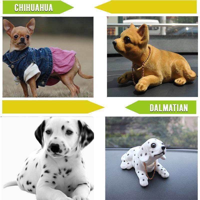 Frendorf | Auto Ornamente Kopfschüttelnder Hund