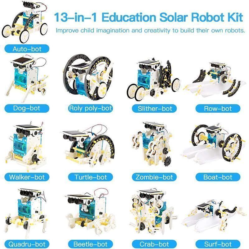 Frendorf | 13-in-1 Bildungs-Solar-Roboter-Spielzeuge