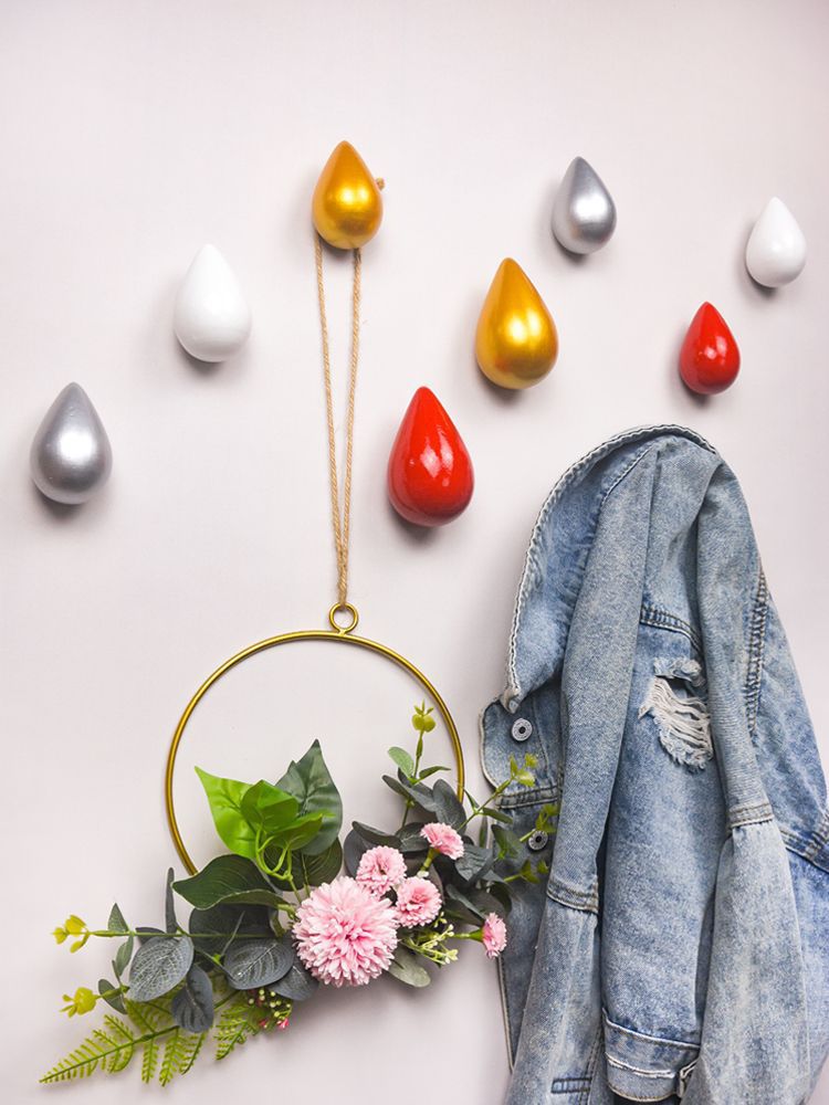 Wassertropfen Mantel Haken