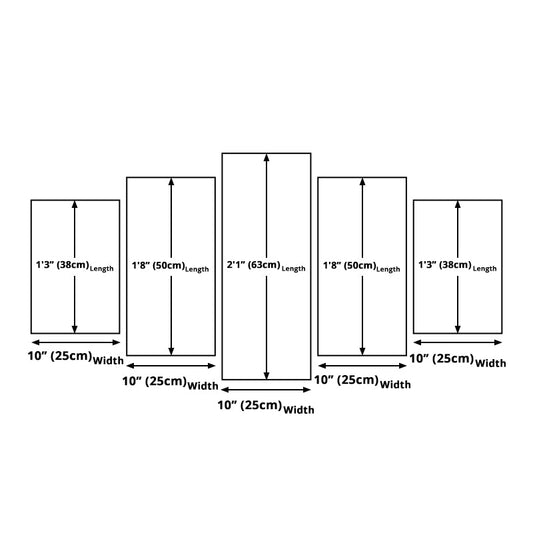 Frendorf | Blaues Spiralgemälde Wandkunst Dekor Mehrteiliges Tropisches Wohnzimmer Leinwanddruck