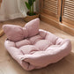 Frendorf | PurrNest Multifunktionales Plüsch Katzenbett | Katzenmatte & Schlafplatz | Bequem & Kuschelig | Modernes Design