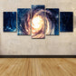 Frendorf | Blauwe Ruimte Galaxy Canvas Print Multi-Stuk Moderne Stijl Woonkamer Wandkunst