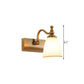 Frendorf | 1/2-Birnen Wandmontage Lampe Cottage Glockenform Frosted Glass Vanity Light Fixture in Messing