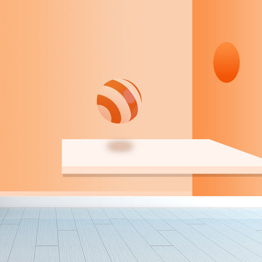 Frendorf | 3D Computer Graphics Ball Mural Wallpaper Neuheit Vliesmaterial Wandverkleidung