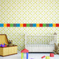 Frendorf | PVC Zelfklevende Wanddecoratie Kinderstijl Bouwblokken Muurbedekking voor Baby Kamer