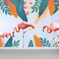 Frendorf | Staande Veld Flamingo Muurbehang Tropisch Niet-Geweven Textuurwandbekleding