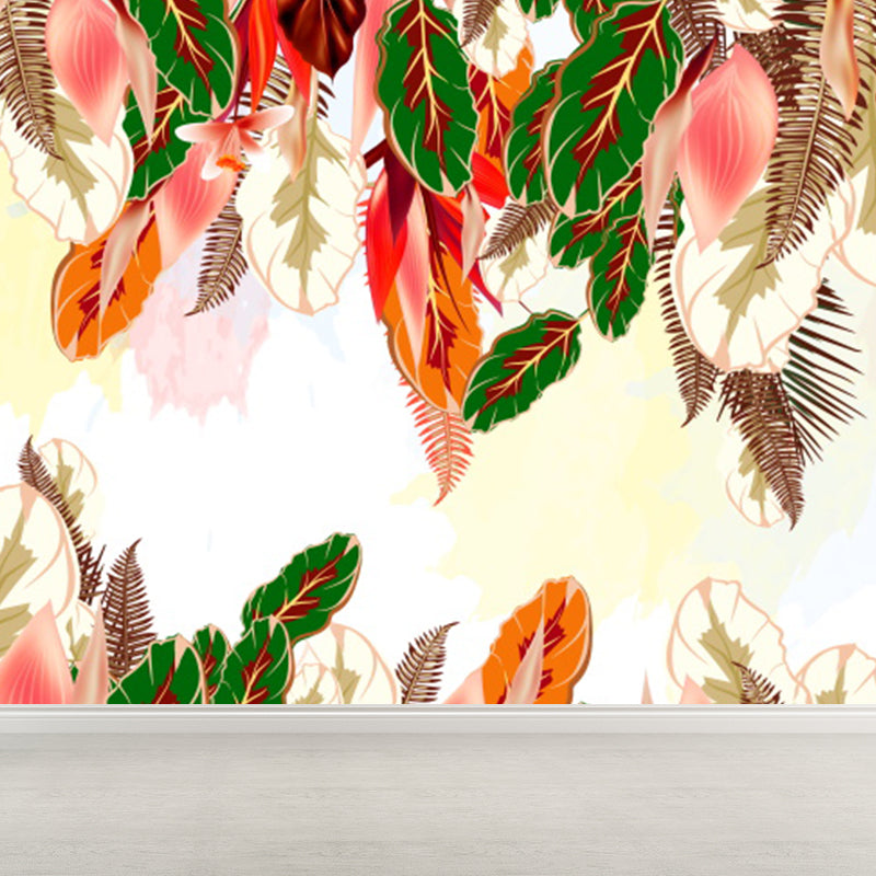 Frendorf | Botanische Wandtapete Tropische Dekorative Esszimmer Wandverkleidung, Individuell Bedruckt