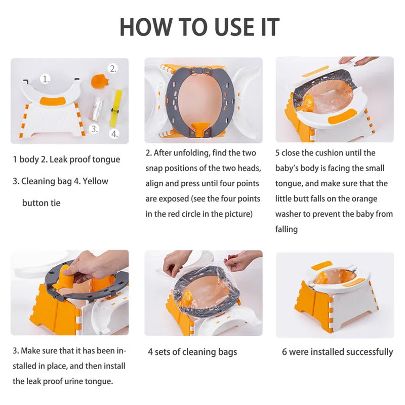 Frendorf | Baby-Töpfchensitz - Praktischer und hygienischer Töpfchenstuhl