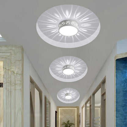 Frendorf - Stilvolle Moderne LED Deckenleuchte für Eingang, Flur und Balkon