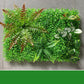 Verdant Oasis Botanisches Panel - Premium-Kunststoff-Blumenwandkunst