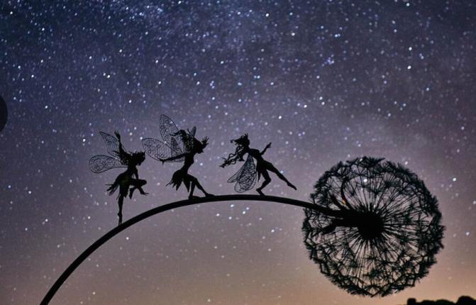 Frendorf | Blumenfee Garten Miniatur Skulpturen Feengarten mythische Fee