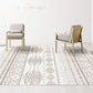 Frendorf | Americana Tribal Geometric Pattern Rug Brown Polyester Rug Machine Washable Non-Slip Rug for the Bedroom
