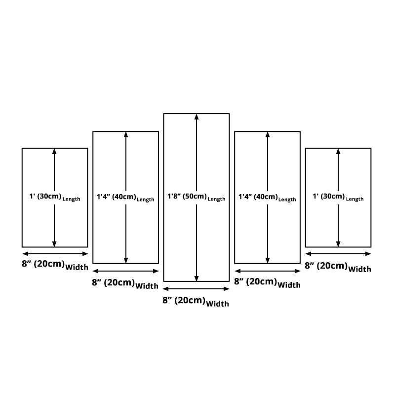 Frendorf | Brooklyn Bridge Wandkunst Deko für Zuhause Nachthimmel Stadtlandschaft Leinwand in Schwarz, Mehrteilig