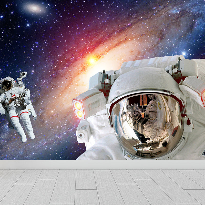 Frendorf | Große Space Shuttle Wandmural Tapete dekorative fiktive Wohnzimmerwandverkleidung