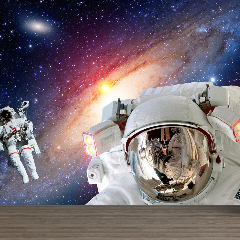 Frendorf | Große Space Shuttle Wandmural Tapete dekorative fiktive Wohnzimmerwandverkleidung