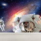 Frendorf | Große Space Shuttle Wandmural Tapete dekorative fiktive Wohnzimmerwandverkleidung