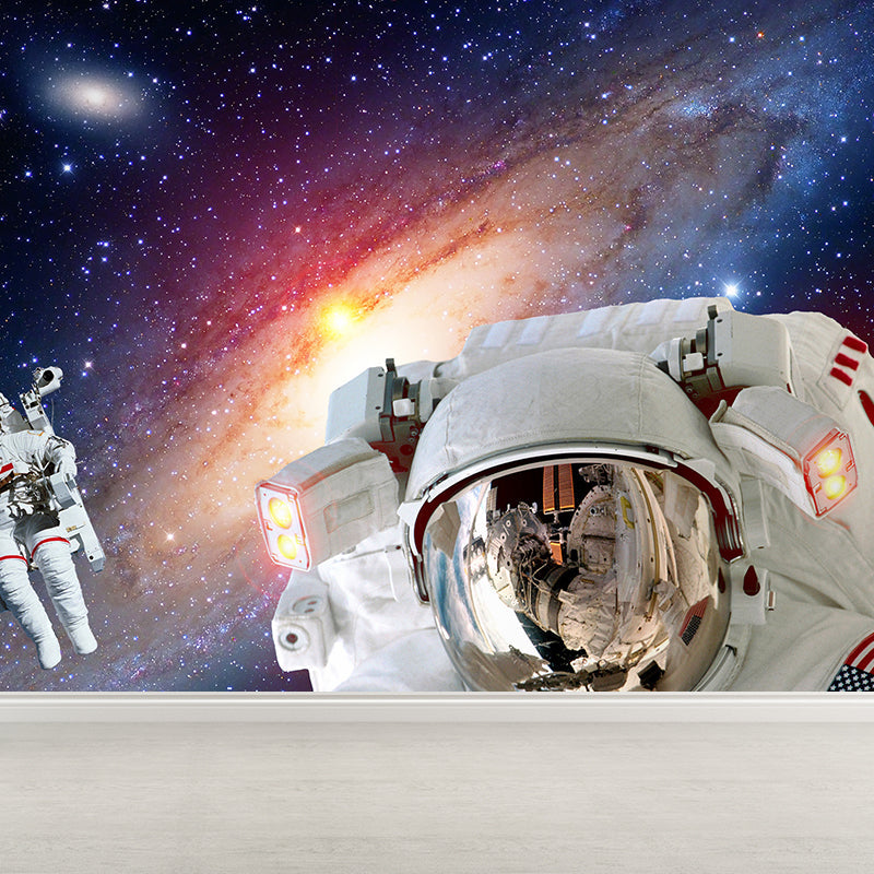 Frendorf | Große Space Shuttle Wandmural Tapete dekorative fiktive Wohnzimmerwandverkleidung