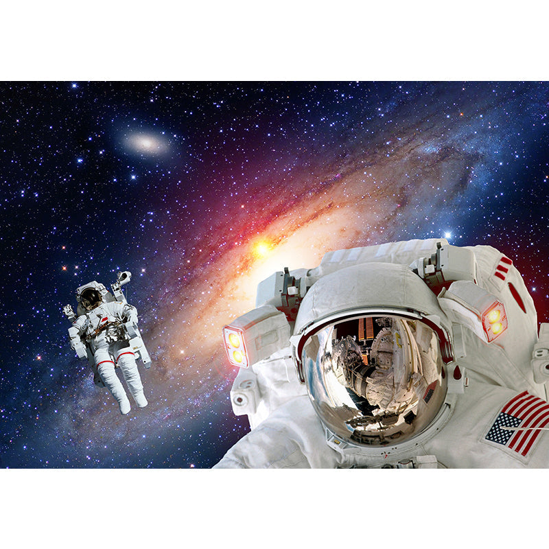 Frendorf | Große Space Shuttle Wandmural Tapete dekorative fiktive Wohnzimmerwandverkleidung
