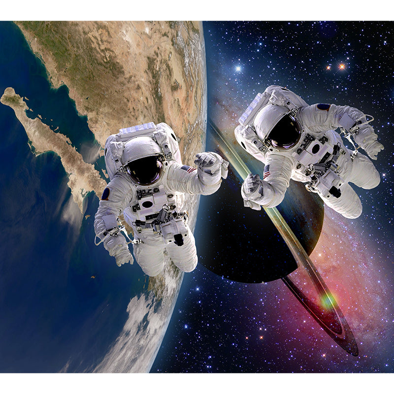 Frendorf | Große Space Shuttle Wandmural Tapete dekorative fiktive Wohnzimmerwandverkleidung