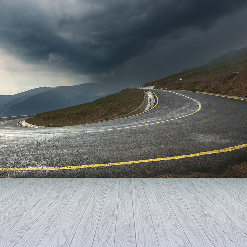 Frendorf | Verschillende Highway View Muur Fotobehang Hedendaags Non-Woven Materiaal Wandbedekking