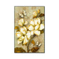 Gold Blooming Flower Print Leinwand Texturiert Französisches Land Wohnzimmer Wandkunst