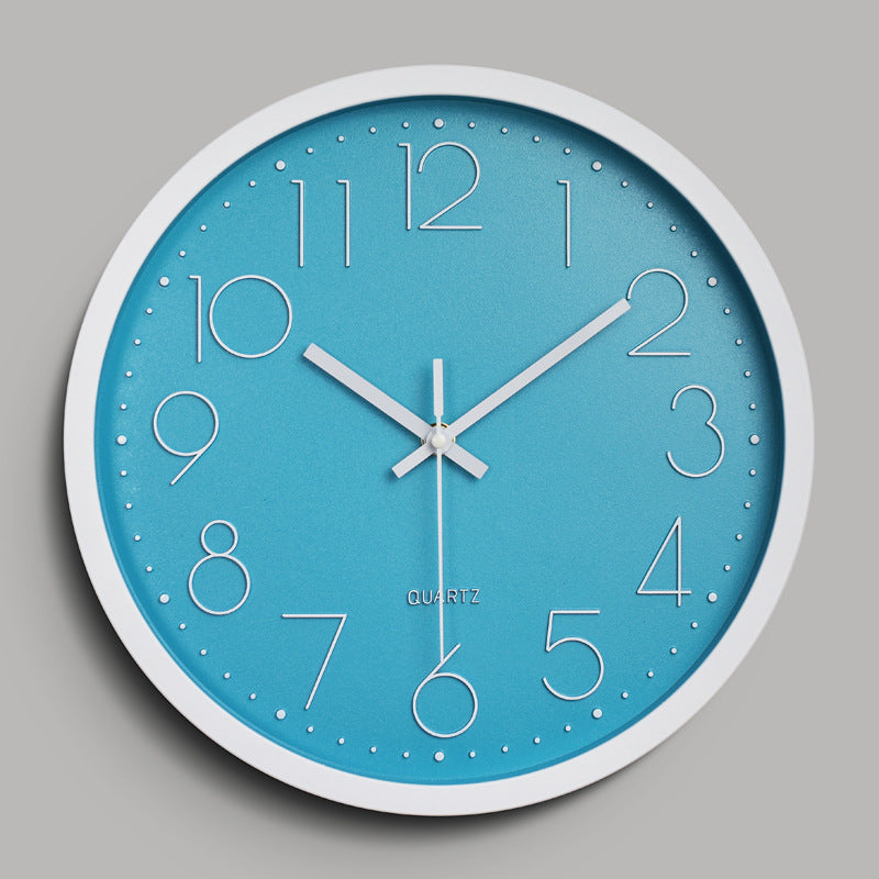 Einfaches Design 3D Lautloser Klassenraum-Wanduhr 30 cm