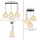 Frendorf | GlobeRattan – Beige Geflochtene Rattan Pendelleuchte | 1/3 Lichter | Elegantes Design