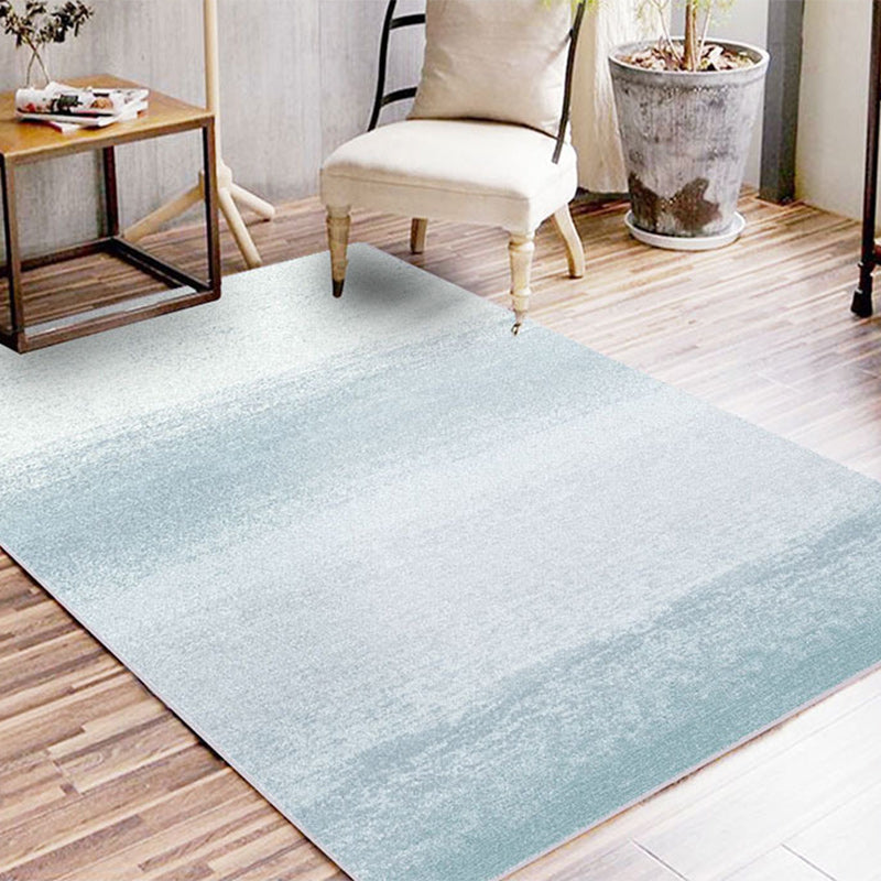 Frendorf | Casual Ombre Tapijt Groen en Blauw Synthetisch Tapijt Machine Wasbaar Antislip Vloerkleed voor Slaapkamer