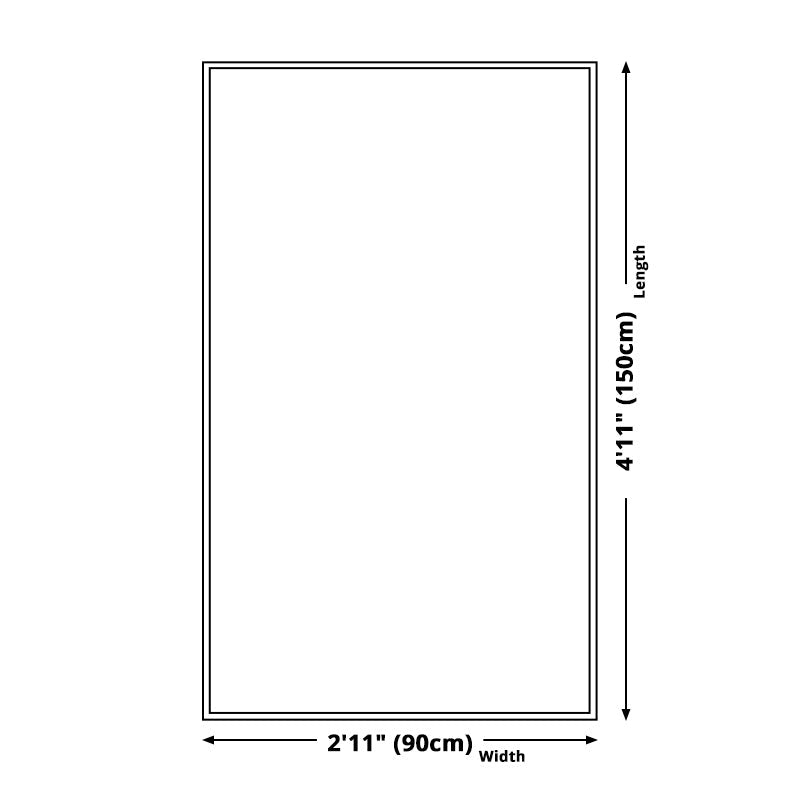 Frendorf | Braun und Weiß Schlafzimmer Teppich Südwest Geometrisches Diamant Streifen Muster Teppich Polyester Haustierfreundlicher Teppich