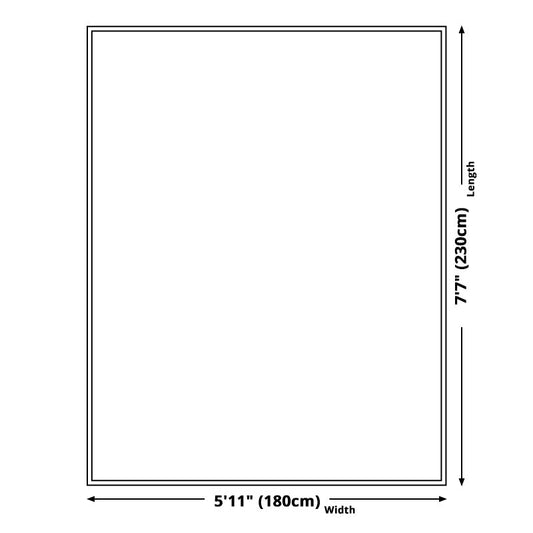 Frendorf | Braun und Weiß Schlafzimmer Teppich Südwest Geometrisches Diamant Streifen Muster Teppich Polyester Haustierfreundlicher Teppich