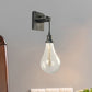 Frendorf | Exposed Bulb Weinclub Wandleuchte Vintage Klarglas Einzelne Birne Schwarze Wandmontierte Lampe