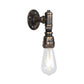 Frendorf | 1 Glühbirne Wand Sconce Beleuchtung mit Wasserrohr Metall Schirm Rustikal Industrie Wohnzimmer Wandlampe in Bronze