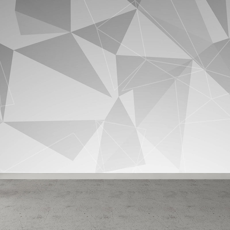 Frendorf | Grafische Muurschildering Wallpaper Pastel Kleur Hedendaagse Wandbekleding voor Meisjes Slaapkamer