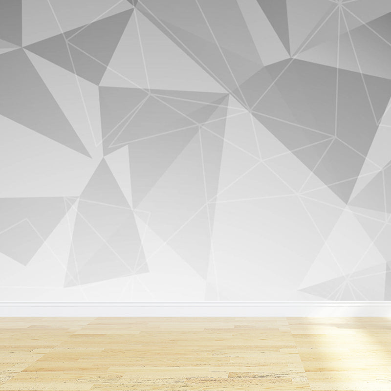 Frendorf | Grafische Muurschildering Wallpaper Pastel Kleur Hedendaagse Wandbekleding voor Meisjes Slaapkamer