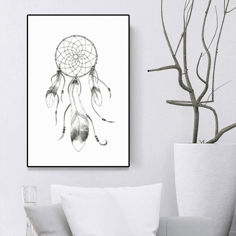 Frendorf | Fabulous Traumfänger Wanddekoration für das Esszimmer in Grau, mehrere Größenoptionen