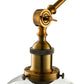 Frendorf | Messing Ein Licht Wandlampe Vintage Klarglas Sphärische Beleuchtungseinrichtung für Schlafzimmer