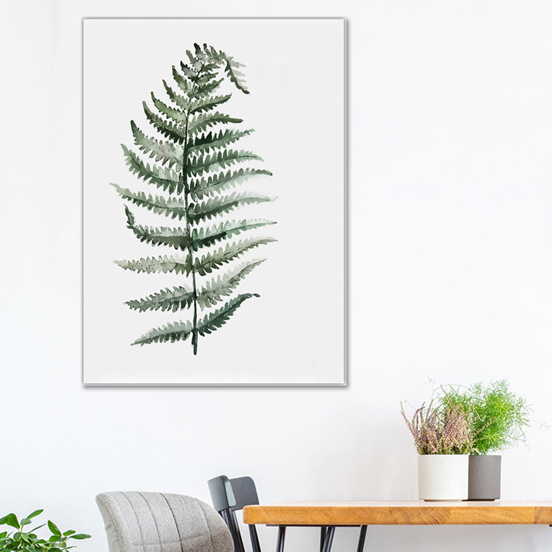Frendorf | Botanical Leaf Print Wall Art Minimalism Texture Canvas in Pastel Color for Living Room