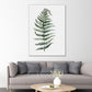 Frendorf | Botanical Leaf Print Wall Art Minimalism Texture Canvas in Pastel Color for Living Room