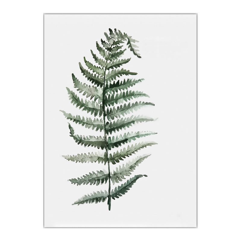 Frendorf | Botanical Leaf Print Wall Art Minimalism Texture Canvas in Pastel Color for Living Room