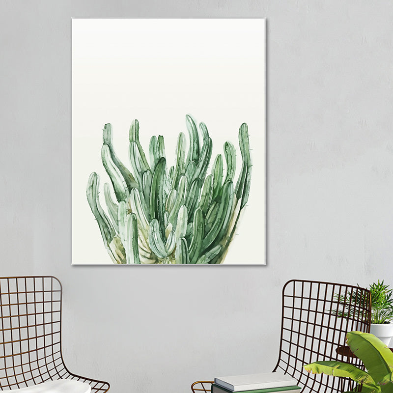 Frendorf | Botanical Leaf Print Wall Art Minimalism Texture Canvas in Pastel Color for Living Room