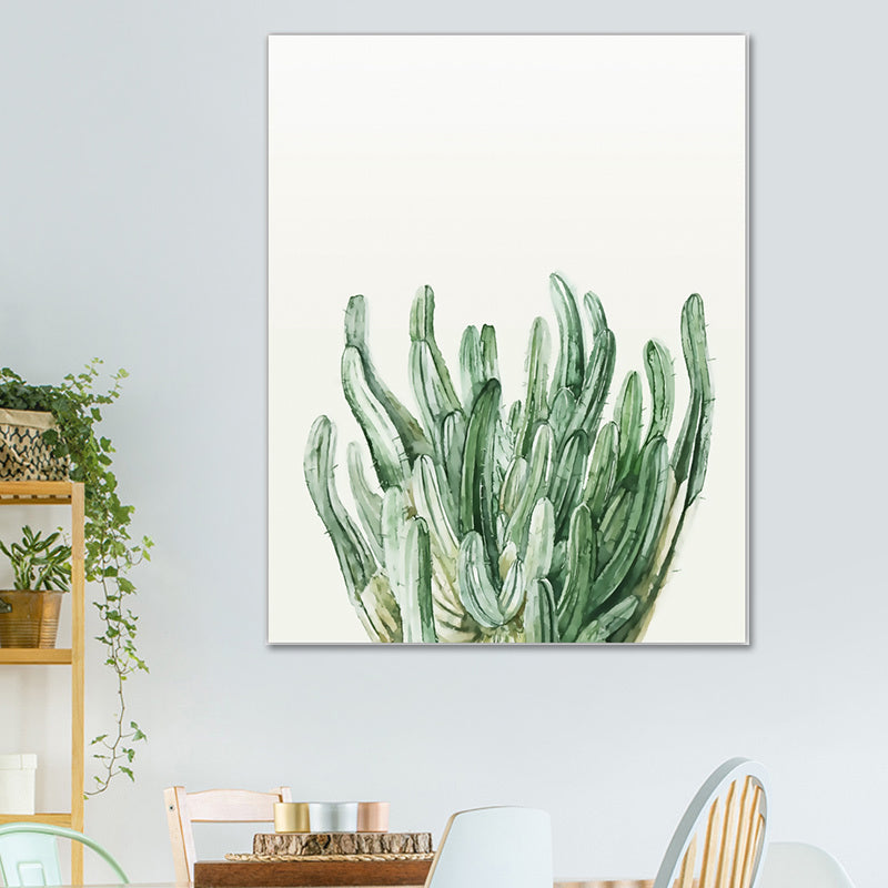Frendorf | Botanical Leaf Print Wall Art Minimalism Texture Canvas in Pastel Color for Living Room