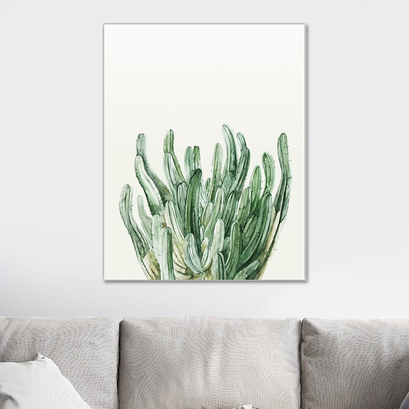 Frendorf | Botanical Leaf Print Wall Art Minimalism Texture Canvas in Pastel Color for Living Room