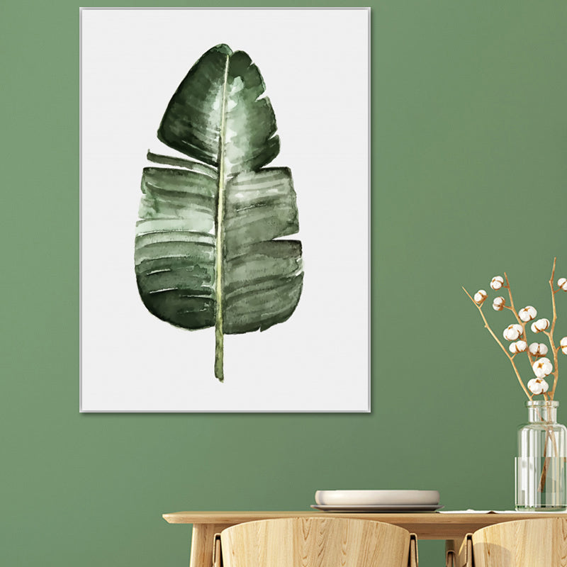 Frendorf | Botanical Leaf Print Wall Art Minimalism Texture Canvas in Pastel Color for Living Room