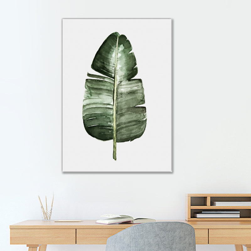 Frendorf | Botanical Leaf Print Wall Art Minimalism Texture Canvas in Pastel Color for Living Room
