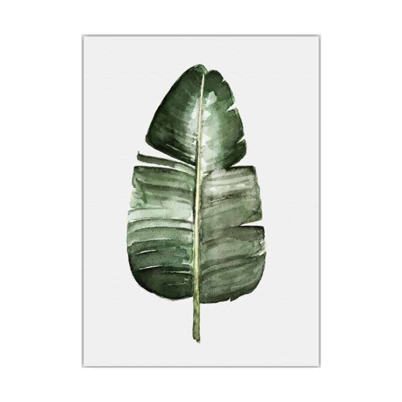 Frendorf | Botanical Leaf Print Wall Art Minimalism Texture Canvas in Pastel Color for Living Room