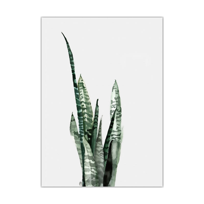 Frendorf | Botanical Leaf Print Wall Art Minimalism Texture Canvas in Pastel Color for Living Room